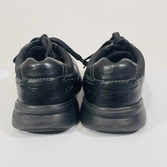 Clark’s Black Leather Loafers Men’s 10.5 Oxfords Cushioned Business Casual Shoes main image 4